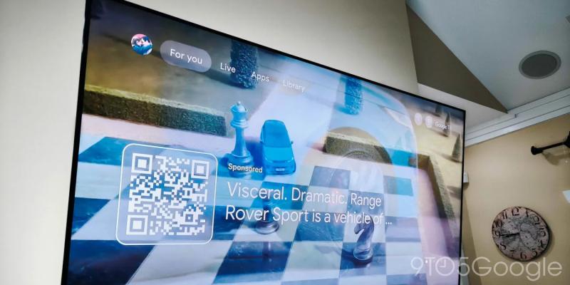 Google TV запускає рекламу з QR-кодами