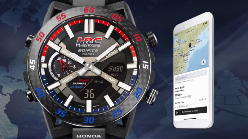 Casio Edifice ECB2000HR-1A у стилі гоночних автомобілів Honda доступний у США за $400