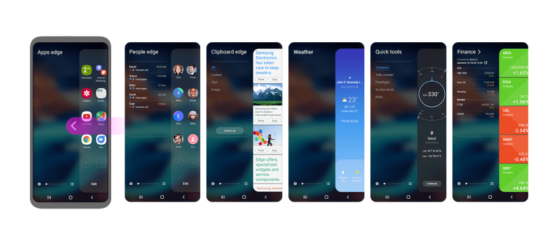 Samsung відмовляється від бічної панелі Edge в One UI 7