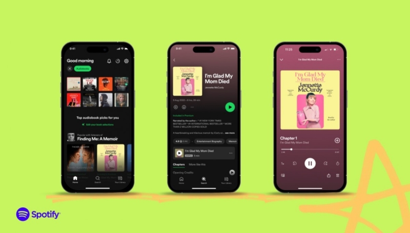 Spotify додає ще 1000 аудіокниг