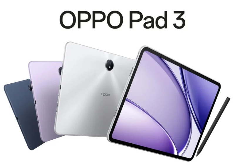 Новий планшет Oppo Pad 3 з Dimensity 8350 та фіолетовим кольором дебютує 25 листопада