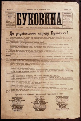 «Хочемо до України!»: 106 років тому у Чернівцях відбулося Буковинське віче