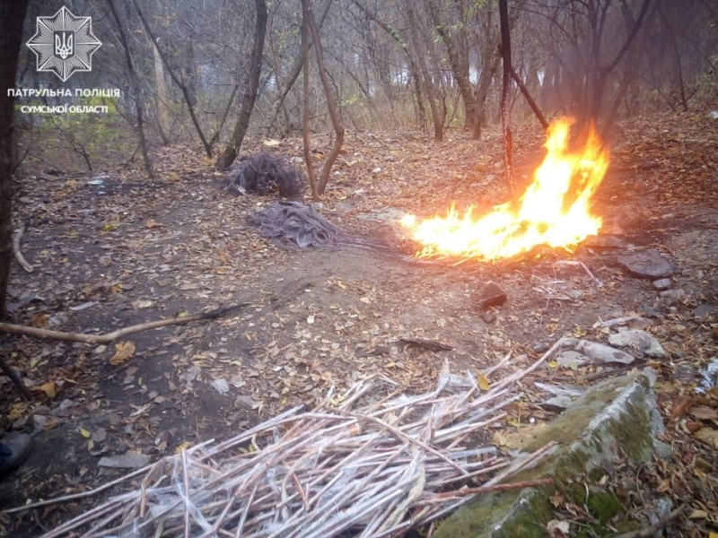 У Сумах патрульні затримали кабельних злодіїв