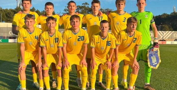 Збірна України U-15 з великим рахунком програла Португалії в першому турі Турніру розвитку УЄФА